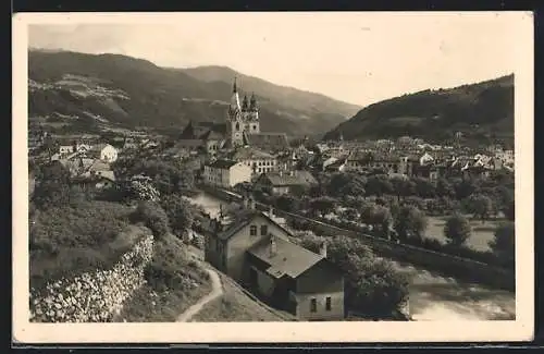 AK Bressanone, Panorama mit Kirche