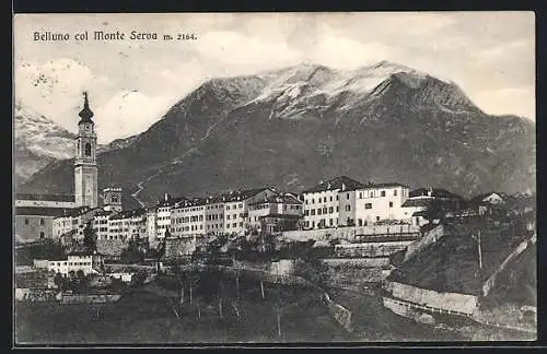 AK Belluno, Panorama col Monte Serva