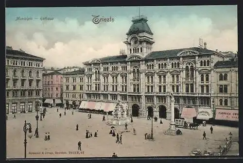 AK Trieste, Municipio, Partie am Rathaus