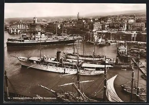 AK Civitavecchia, Porto e Panorama