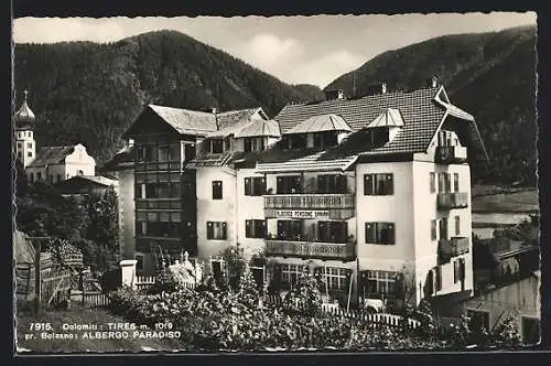 AK Tires pr. Bolzano, Albergo Paradiso, Dolomiti