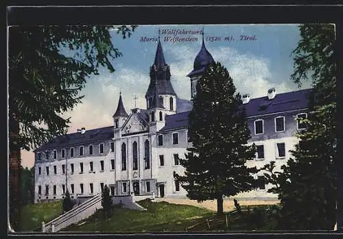 AK Deutschnofen, Wallfahrtskirche Maria Weissenstein