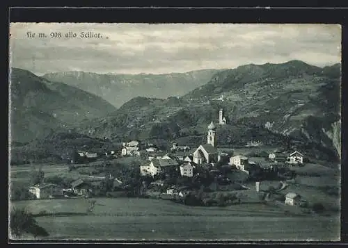 AK Fiè allo Sciliar, Panorama mit Kirche
