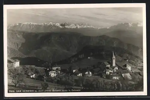 AK San Genesio, Panorama verso le Dolomiti