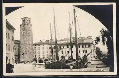 AK Riva /Lago di Garda, Porto e Piazza