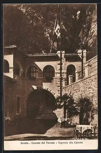 AK Tenno, Cascata del Varone, Grotta, Ingresso alla Cascata