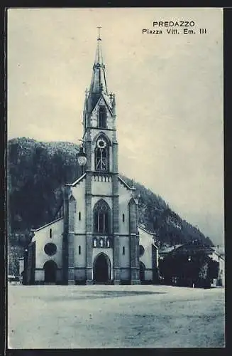 AK Predazzo, Piazza Vittorio Emanuele III