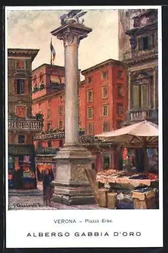AK Verona, Geschäfte an der Piazza Erbe