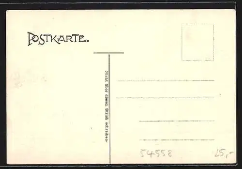 AK Gillenfeld, Warengeschäft Carl Hürter, Pulvermaar aus der Vogelschau