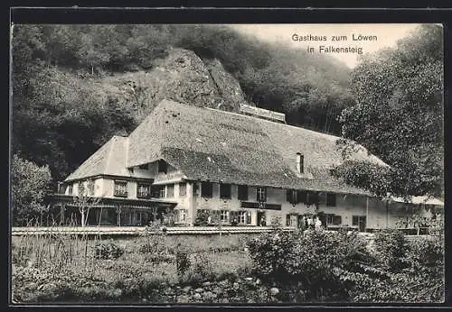 AK Falkensteig, Gasthaus zum Löwen