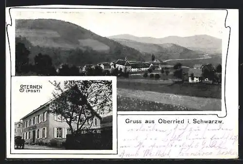 AK Oberried i. Schwarzw., Gasthaus zum Sternen Post, Kloster