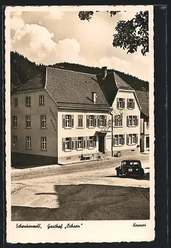 AK Schenkenzell i. Schwarzwald, Der Gasthof zum Ochsen, Inh. Josef Armbruster