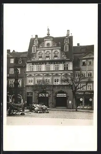 Foto-AK Erfurt, Partie am Fischmarkt