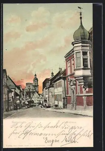 AK Neckarsulm, Blick in die Marktstrasse