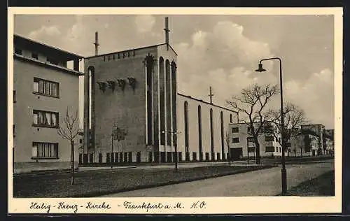 AK Frankfurt-Bornheim, An der Heilig-Kreuz-Kirche