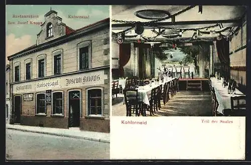 AK Kohlscheid, Restaurant Kaisersaal, Teil des Saales