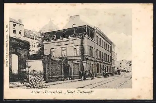 AK Aachen-Burtscheid, Hotel Krebsbad