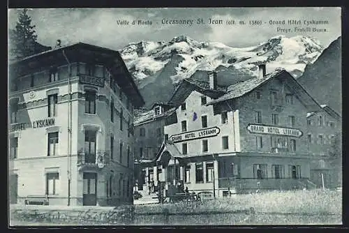 AK Gressoney St. Jean, Valle d`Aosta, Grand Hotel Lyskamm