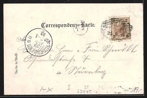 Lithographie Franzensfeste, Hohe Brücke, Gasthaus zum Reiter und Villa Wild