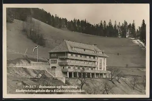 AK Breitenstein am Semmering, Kindererholungsheim der n. ö. Gebietskrankenkasse