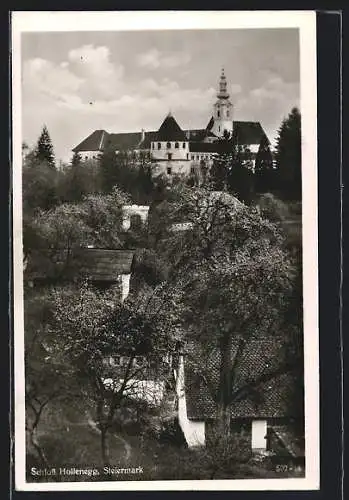 AK Hollenegg /Steiermark, Blick zum Schloss