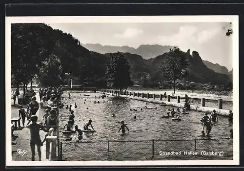 AK Hallein /Salzburg, Strandbad