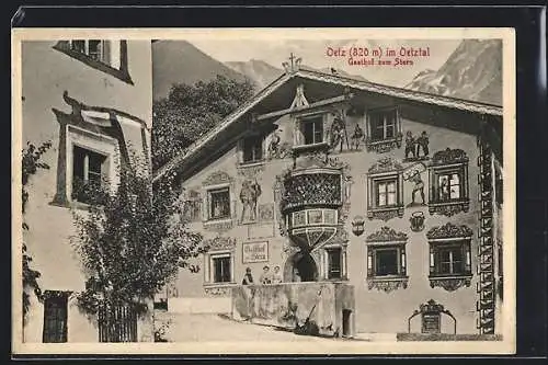 AK Oetz, Gasthof zum Stern