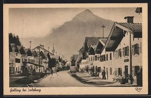 AK Golling bei Salzburg, Ortspartie