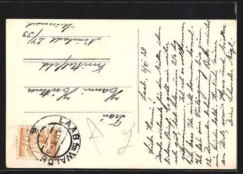 AK Laab im Walde /Niederösterreich, Genesungsheim mit Liegehallen