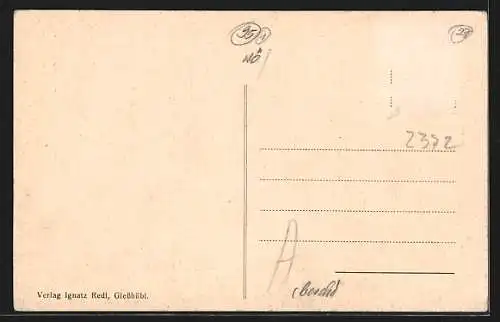 AK Giesshübl, Blick zur Kirche