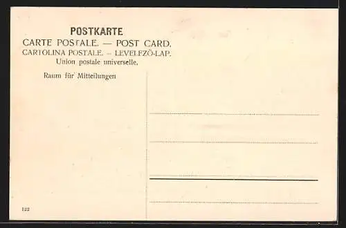 AK Giesshübl, Ortsansicht mit Kirche