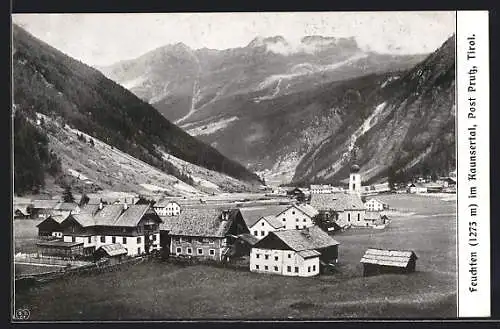 AK Feichten im Kaunsertal, Ortspartie mit Kirche