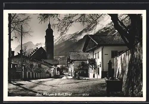 AK Bad Absam b. Hall /Tirol, Dorfpartie