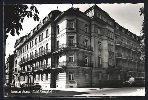 AK Baden bei Wien, Hotel Herzoghof