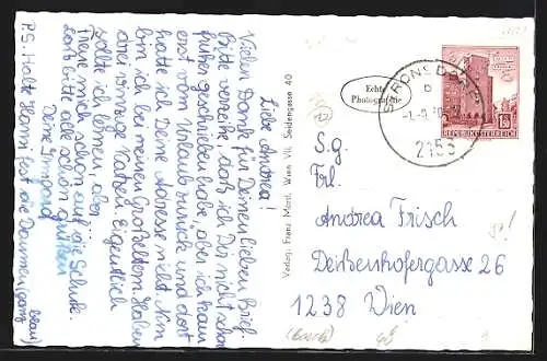 AK Stronsdorf, Ansicht der Volks- und Hauptschule