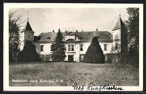 AK Drasenhofen /N.-Oe., Schloss Fünfkirchen