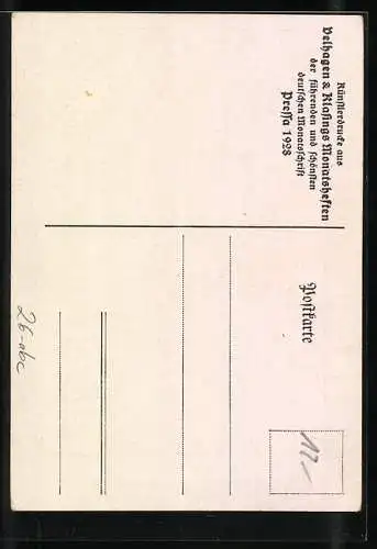 Künstler-AK sign. Ivo Saliger: Freundin des Hafis