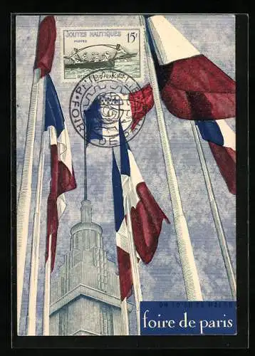 AK Paris, Foire de Paris Philatelie 1958