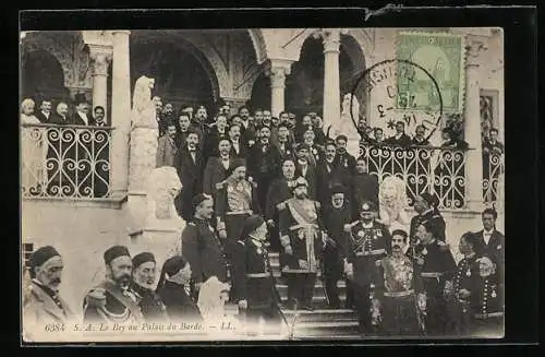 AK Bey von Tunis am Eingang zum Palais du Bardo
