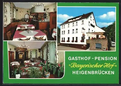 AK Heigenbrücken /Spessart, Gasthof-Pension Bayerischer Hof
