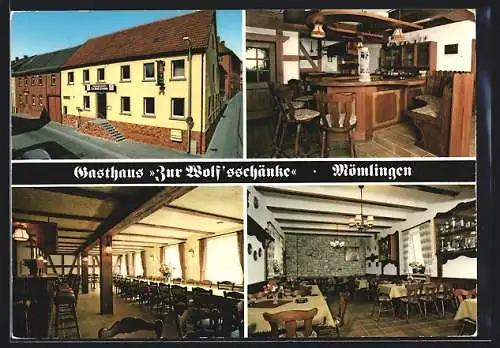 AK Mömlingen, Gasthaus Zur Wolf`s Schänke, Hauptstr. 88