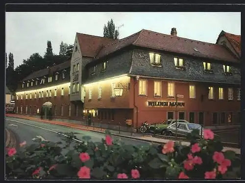 AK Aschaffenburg, Hotel Wilder Mann, Löherstrasse 51