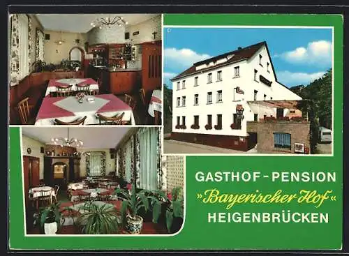 AK Heigenbrücken /Spessart, Gasthof-Pension Bayerischer Hof