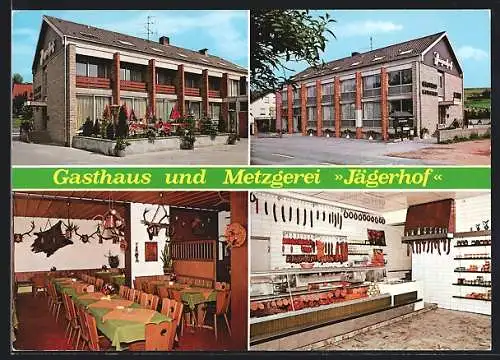 AK Weibersbrunn, Gasthaus und Metzgerei Jägerhof