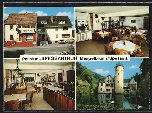 AK Mespelbrunn /Spessart, Hotel-Pension Spessartruh