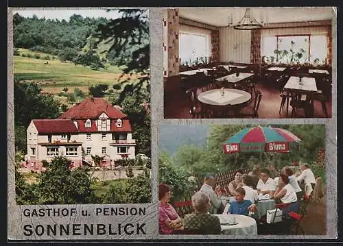 AK Heimbuchenthal /Spessart, Gasthof-Pension Sonnenblick