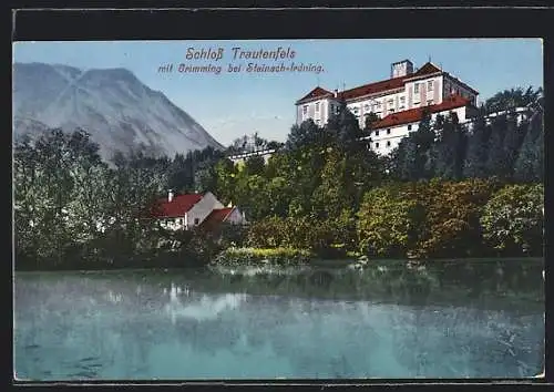 AK Stainach-Irdning, Schloss Trautenfels mit Grimming