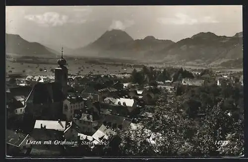 AK Liezen /Steiermark, Ortsansicht mit Grimming