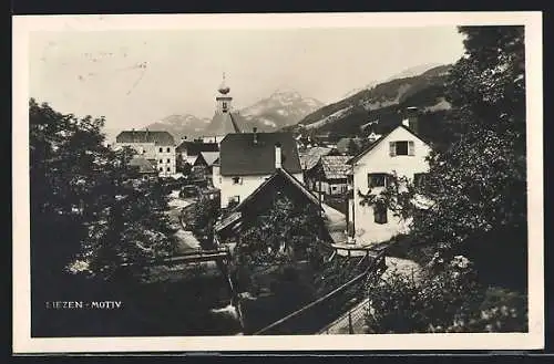 AK Liezen, Ortspartie aus der Vogelschau