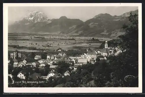 AK Liezen /Steiermark, Totalansicht mit Grimming
